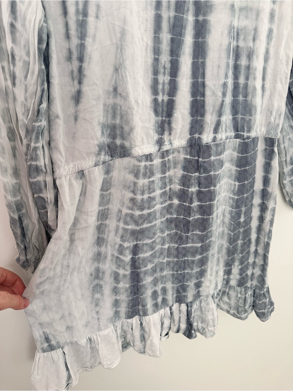 Blue Island Blue & White Tie-Dye Dress | Size Medium - Picture 9 of 14